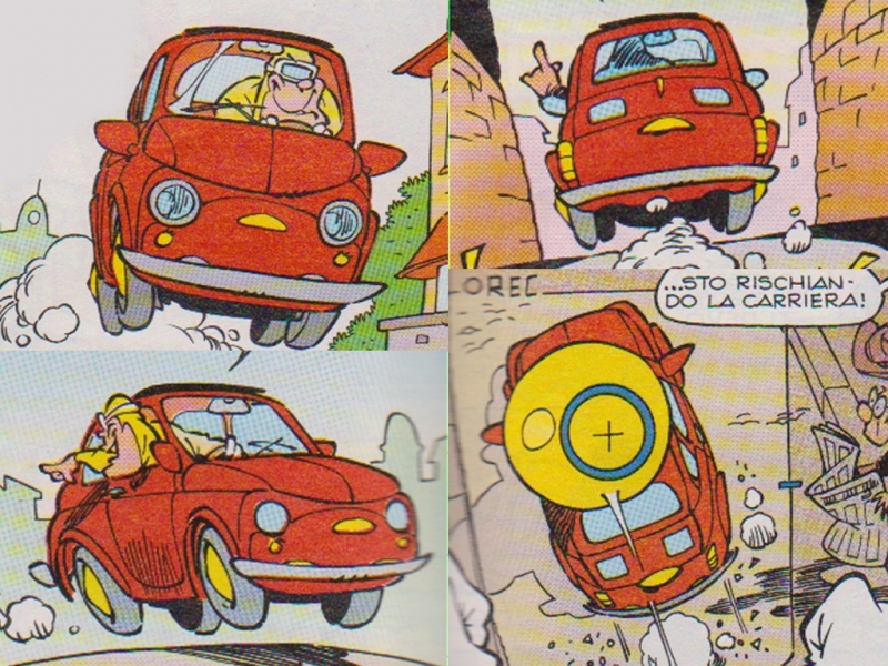 Fiat 500 Nei cartoni