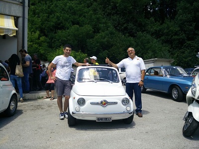 con antonio buttarazzi presidente del centro abarth roma/centro italia corse